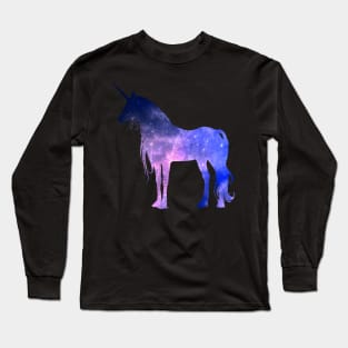 Unicorn starry glitter Long Sleeve T-Shirt